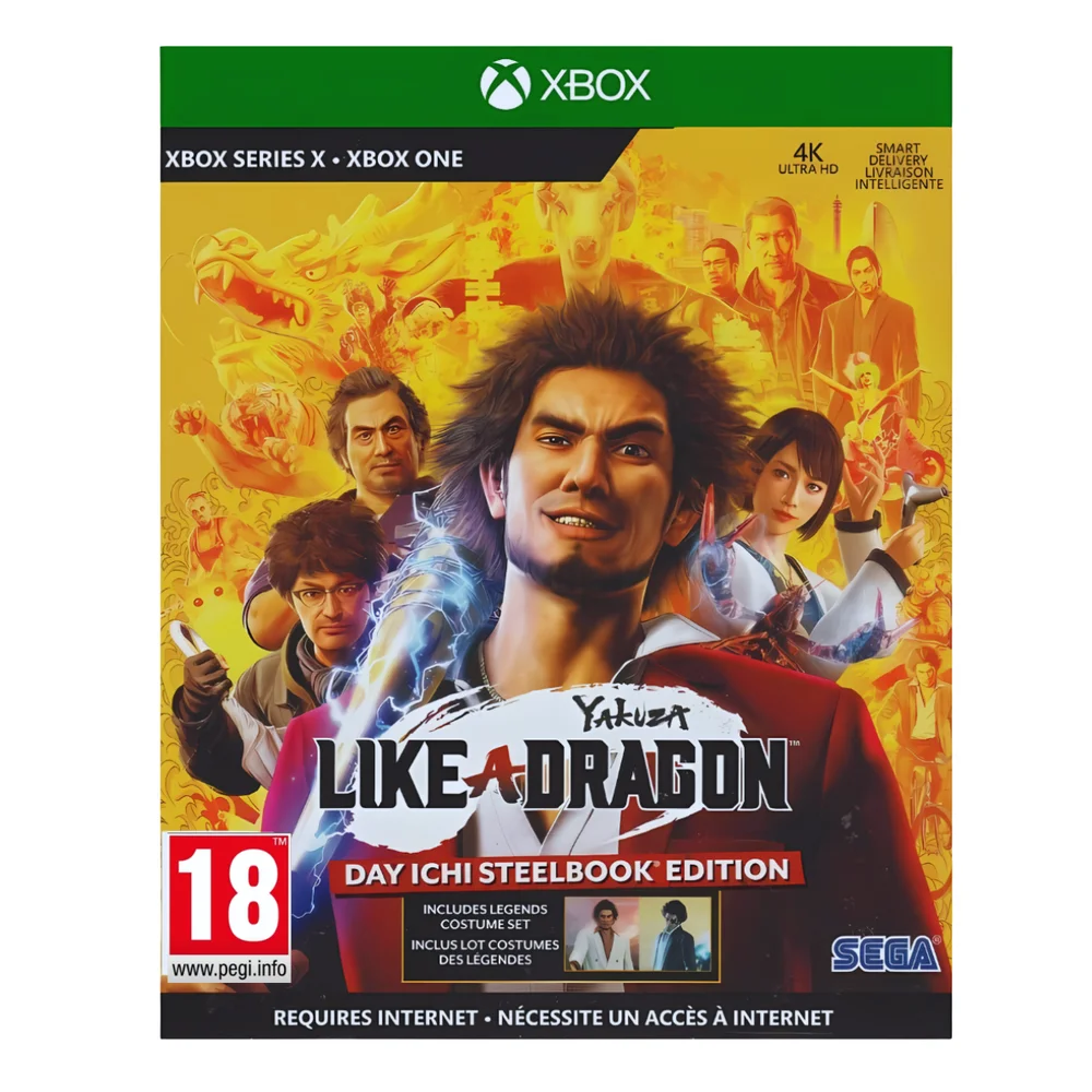 Jogo Yakuza: Like A Dragon Day Ichi Steelbook Ed. XBOX One Jogo Yakuza: Like A Dragon Day Ichi Steelbook Ed. XBOX One