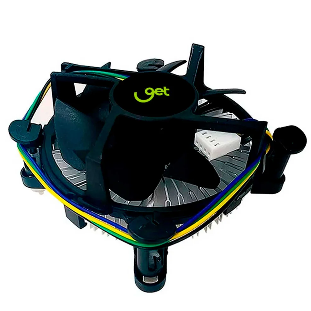 Cooler Para Processador Get, Socket Intel LGA 1150/1151/1155/1156/1700, Conector 4 Pinos, 2400 Rpm - 72331 Cooler Para Processador Get, Socket Intel LGA 1150/1151/1155/1156/1700, Conector 4 Pinos, 2400 Rpm - 72331