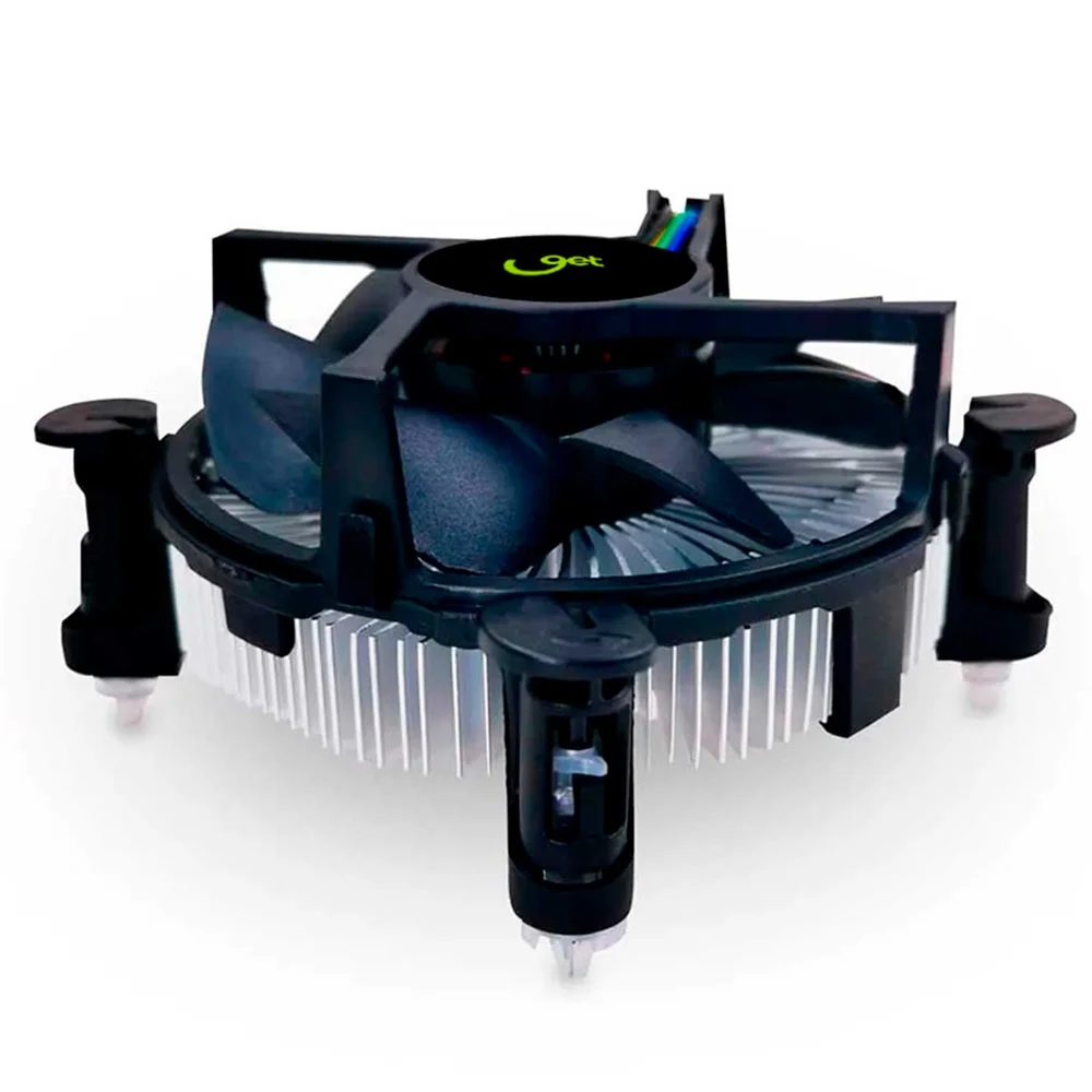 Cooler Para Processador Get, Socket Intel LGA 1150/1151/1155/1156/1700, Conector 4 Pinos, 2400 Rpm - 72331 Cooler Para Processador Get, Socket Intel LGA 1150/1151/1155/1156/1700, Conector 4 Pinos, 2400 Rpm - 72331