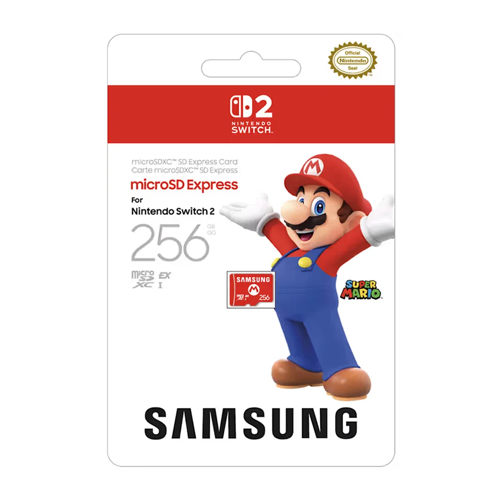 Cartão De Memória Microsd Express 256gb Compatível Com Nintendo Switch 2 Cartão De Memória Microsd Express 256gb Compatível Com Nintendo Switch 2