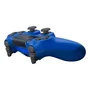 Controle Sem Fio Compatível Com Play4 Ps4 Playstation 4 / Slim / Pro / PC E Smart Tvs Samsung Wave Blue