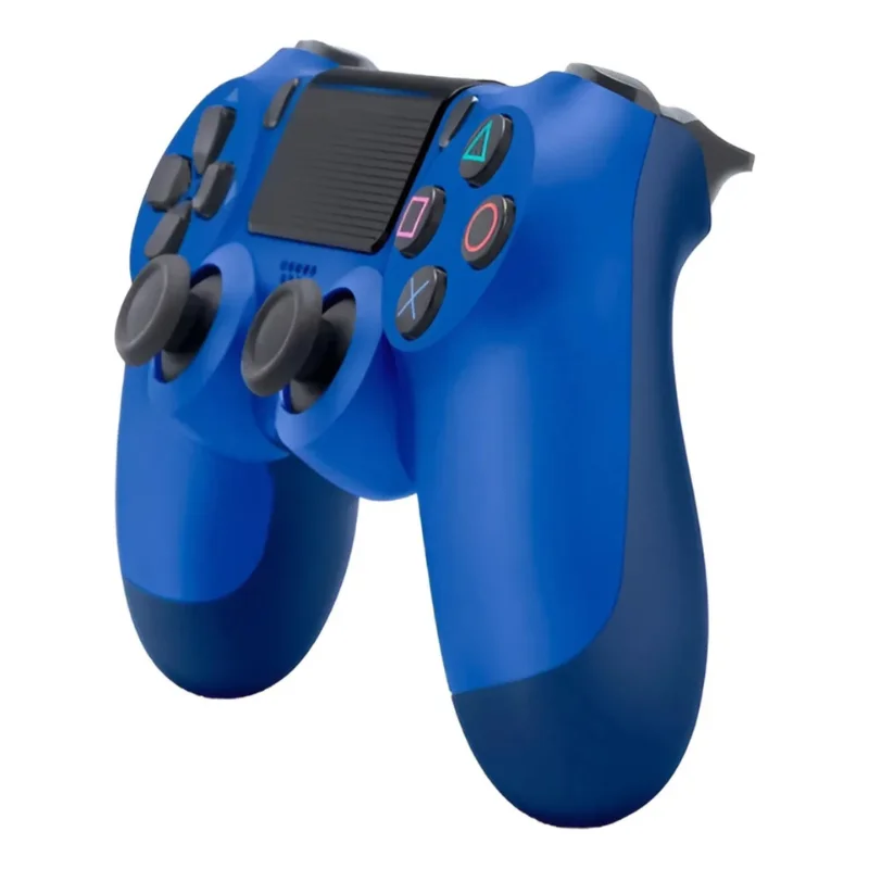 Controle Sem Fio Compatível Com Play4 Ps4 Playstation 4 / Slim / Pro / PC E Smart Tvs Samsung Wave Blue Controle Sem Fio Compatível Com Play4 Ps4 Playstation 4 / Slim / Pro / PC E Smart Tvs Samsung Wave Blue