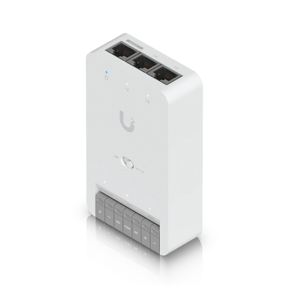 と Controlador de Acesso UniFi Door Hub Mini Poe