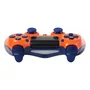 Controle Sem Fio Compatível Com Play4 Ps4 Playstation 4 / Slim / Pro / PC E Smart Tvs Samsung Cor Laranja