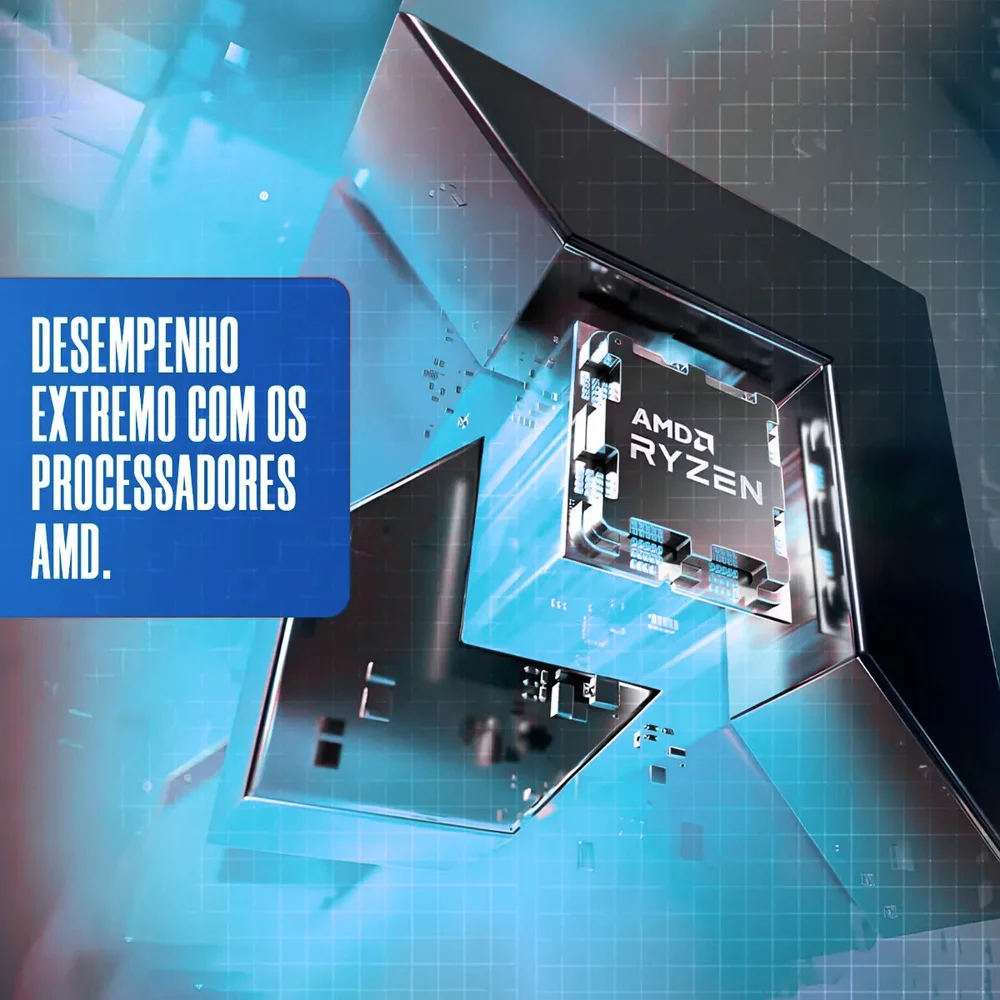 Computador Gamer Max Elite Bestboy Ryzen 5 8400f B650m 16gb SSD 512gb Fonte 500w Rx580 8GB - view 4