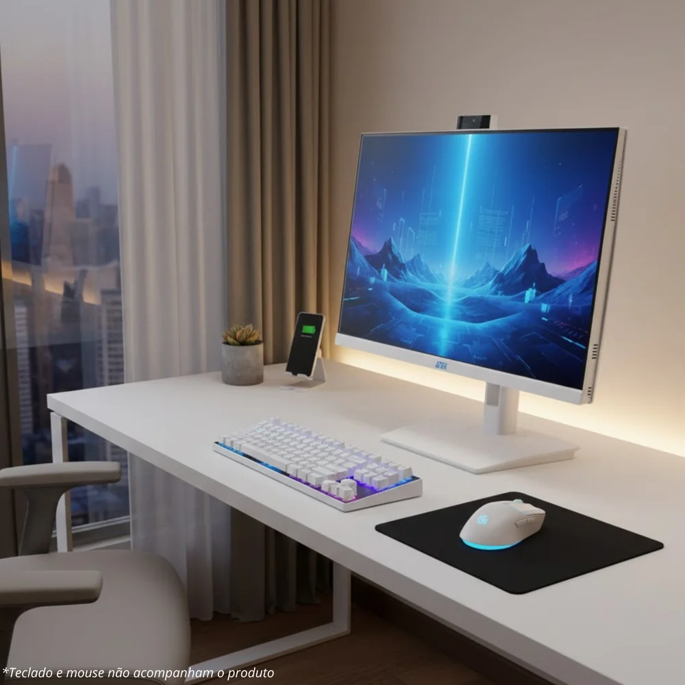 "Computador All In One Tela 23,8"" Intel Core i5 12450h SSD 256gb, 16gb Ram, WINDOWS 11 Pro HDMI Vga Usb" em Campinas - foto 2