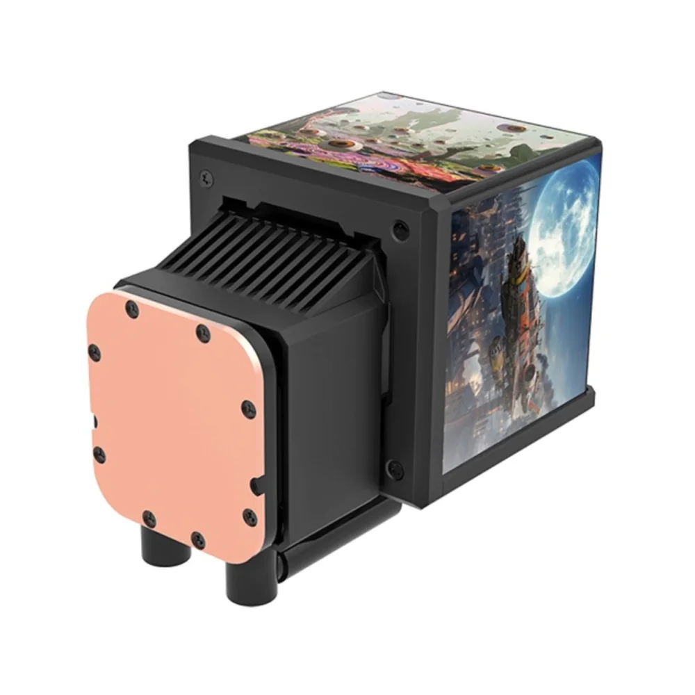 Water Cooler Thermaltake Minicube 360 Ultra, ARGB Sync, Preto, 360mm, Tela Quad-lcd, 3,95" Water Cooler Thermaltake Minicube 360 Ultra, ARGB Sync, Preto, 360mm, Tela Quad-lcd, 3,95"
