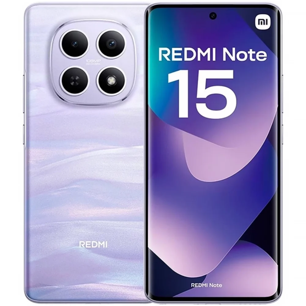"Celular Xiaomi Redmi Note 15 De 256gb 8GB Ram De 6.77"" 108mp 20mp - Roxo"